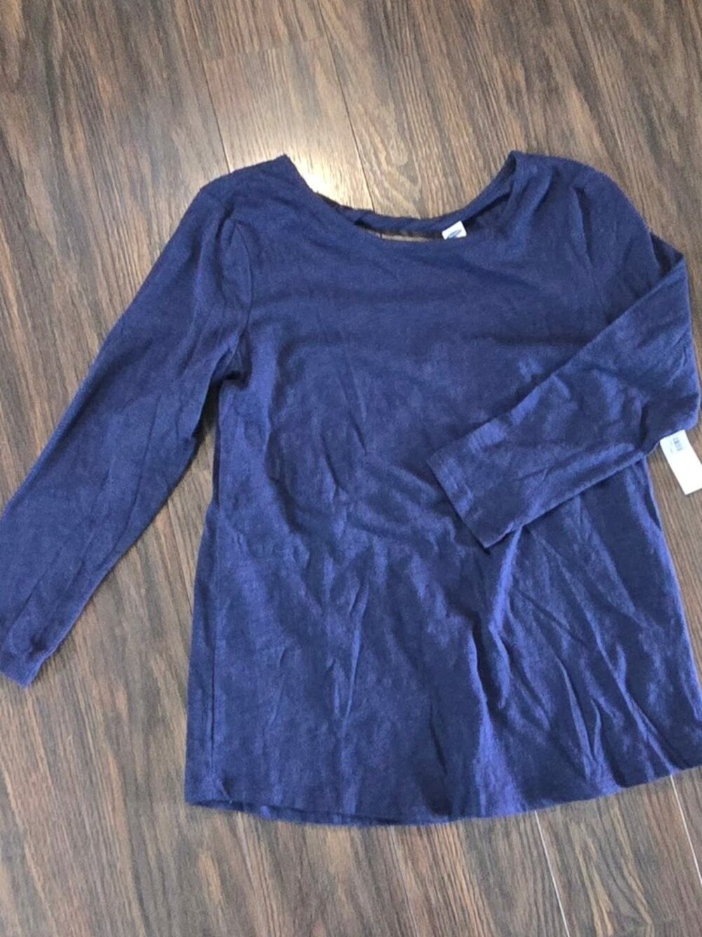 OLD NAVY Long-Sleeved Lightweight Tunic T-Shirt with Open Upper Back NWT/SIZE S